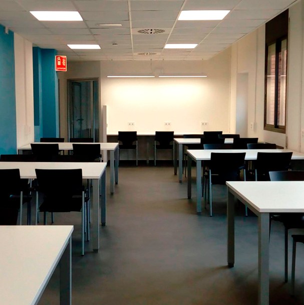 Obras habilitació sala d'estudis Terrassa